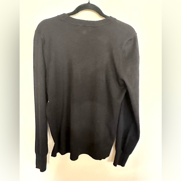 Marled Valentine Embroidered Heart “Love” Sweater NWT - Picture 3 of 4